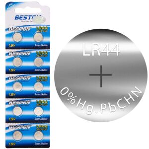 Beston Alkalin AG13/357 LR44 Düğme Pil - 10'lu Paket