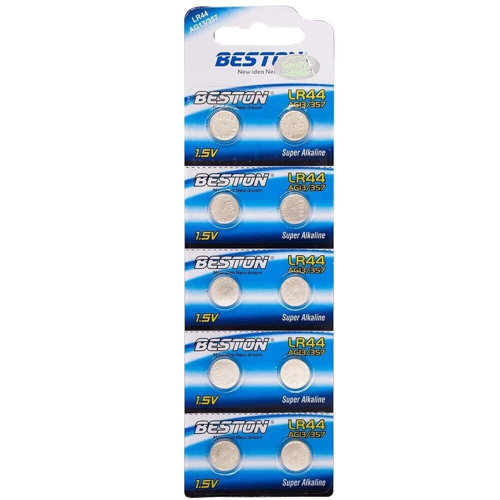 Beston Alkalin AG13/357 LR44 Düğme Pil - 10'lu Paket