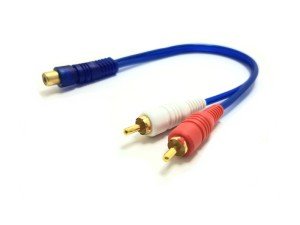 FULLY 1Rca Dişi - 2Rca Erkek 30cm Y Kablo