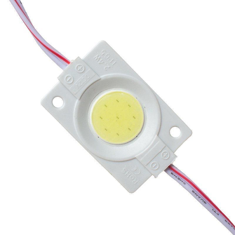 electroon Yuvarlak Cob Led Beyaz 30x45mm Kasalı Kapaksız DC 12Volt