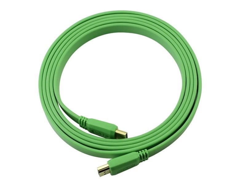 ROSE 5Metre HDMI Flat Kablo 1.4v Yeşil