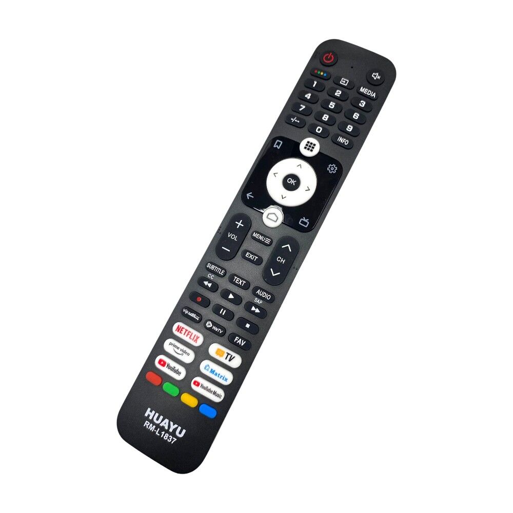 Haier YouTube-Netflix-Prime Video Tuşlu LED TV Kumanda Huayu RM-L1837