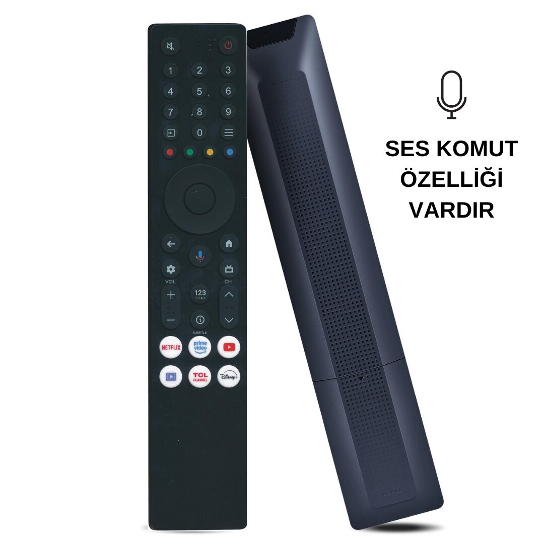TCL RC 833A FMB1 Android Tv Kumanda - Ses Komutlu
