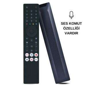 TCL RC 833A FMB1 Android Tv Kumanda - Ses Komutlu