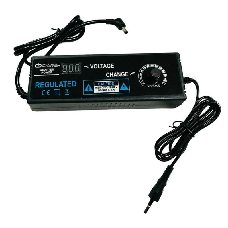 PowerMaster PM-22380 3V-12V 10A 5.5x2.5 Uçlu Ayarlı Adaptör