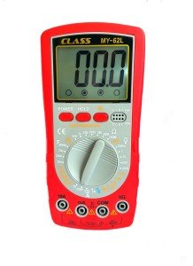 Class MY-62L Dijital Multimetre Ölçü Aleti Işıklı LCD Ekran