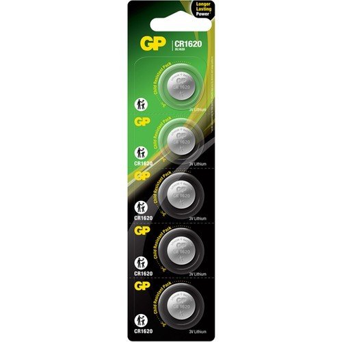 GP CR1620 3V Lithium Pil - 5Adet