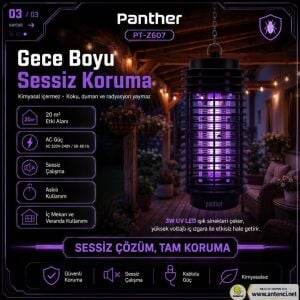 Panther PT-Z607 Profesyonel UV LED Sinek Kovucu