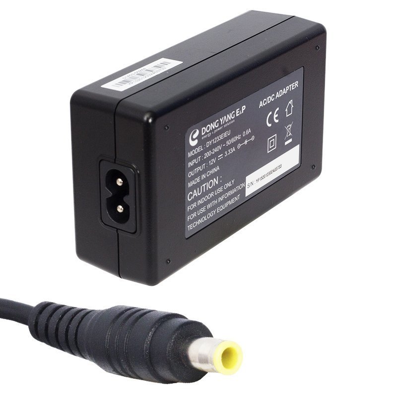 Dong Yang 12Volt 3.33Amper 5.0x3.0mm Ortası İğneli Adaptör
