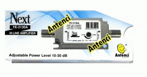 Next YE-2130 Ayarlı Uydu Sinyal Yükseltici 30dB Line Amplifier