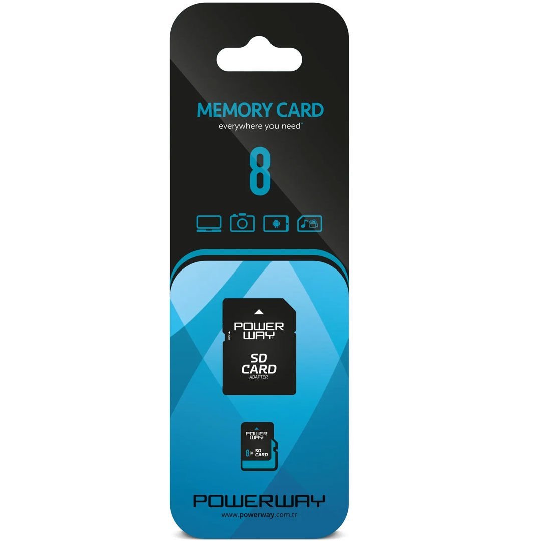 Powerway PWR-8 8GB Micro SD (Class 10) Hafıza Kartı