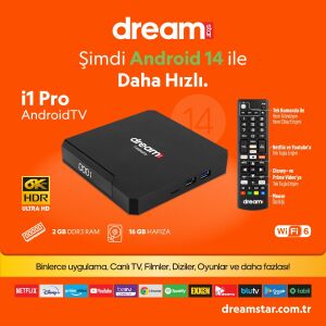 Dreamstar i1 Pro Android TV Box 2GB Ram 16GB Hafıza