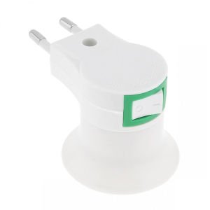 PowerMaster PM-15915 E27 Gece Lambası Duy Fişli Açma/Kapama Anahtarlı