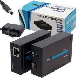 Powermaster HDMI To RJ45 Cat6 Extender 60Metre Uzatıcı PM-18232