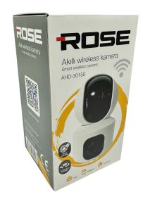 ROSE AHD-30150 İç Ortam Akıllı Wireless Kamera 360Derece Hareketli Çift Kameralı