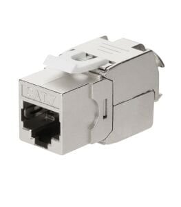 electroon RJ45 Keystone Jack 180 Derece CAT7 Metal Jak