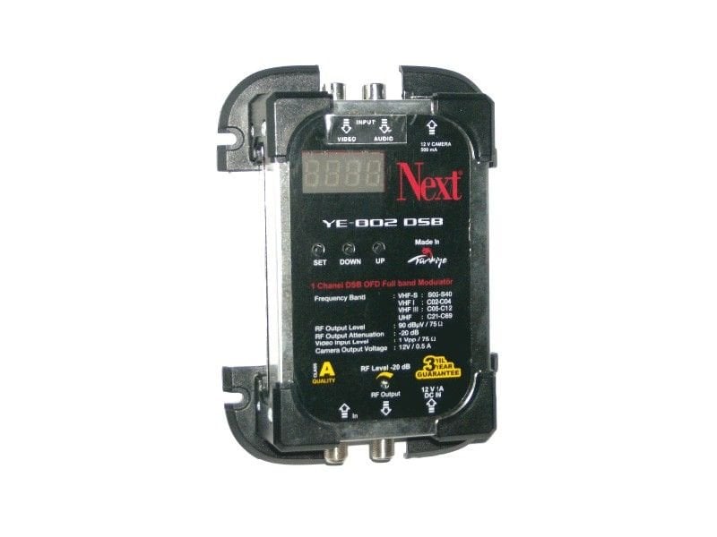 NEXT YE-802 DSB FULL Band Modülatör (12V Çıkışlı)