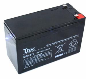 Ttec 12V 7Ah Bakımsız Kuru Akü