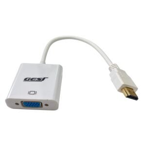 GESİ BM001 HDMI to VGA Kablo Çevirici Ses Çıkışlı