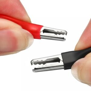 electroon USB Dişi - Küçük Krokodil Uçlu 5V 2A Test Kablosu 60cm