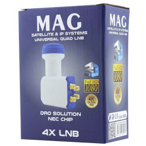 Mag Dörtlü Quad Lnb Altın Uçlu NEC Chip