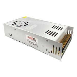 Hightek HT-1213 DC 24Volt 20Amper Metal Kasa Adaptör Fanlı 20x11x5cm