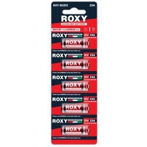 Roxy RXY-B2312 12Volt Alkalin Kalın 23A MN21 Alarm Pili (5'li Paket)