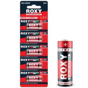 Roxy RXY-B2312 12Volt Alkalin Kalın 23A MN21 Alarm Pili (5'li Paket)