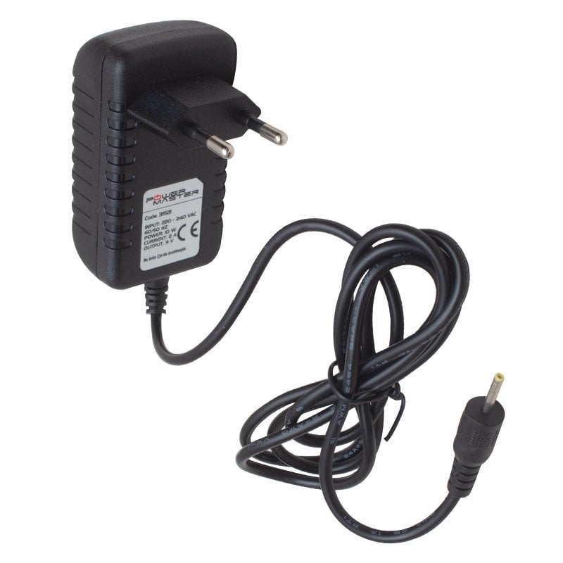 Powermaster 9Volt 2000mA Tablet Pc Şarj Adaptörü 2.5x0.7mm Jak Fişli