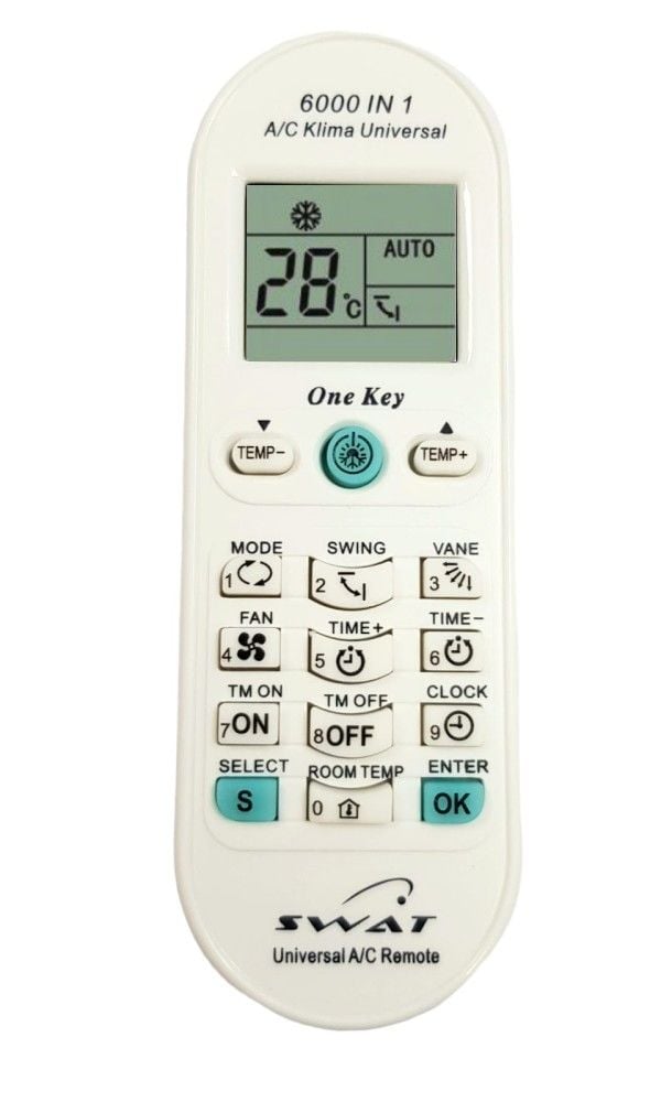 Swat Universal Ayarlanabilir Klima Kumanda 6000Model KR0525