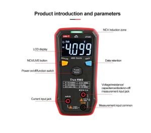 UNI-T UT123D Otomatik Dijital Multimetre