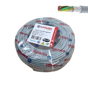 Ersan 2x1.00mm LIYCY Sinyal ve Kontrol Kablosu 100Metre Bakır