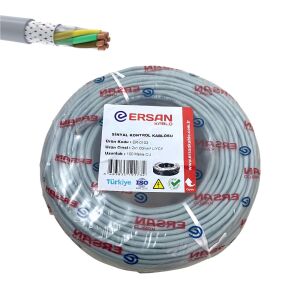Ersan 2x1.00mm LIYCY Sinyal ve Kontrol Kablosu 100Metre Bakır