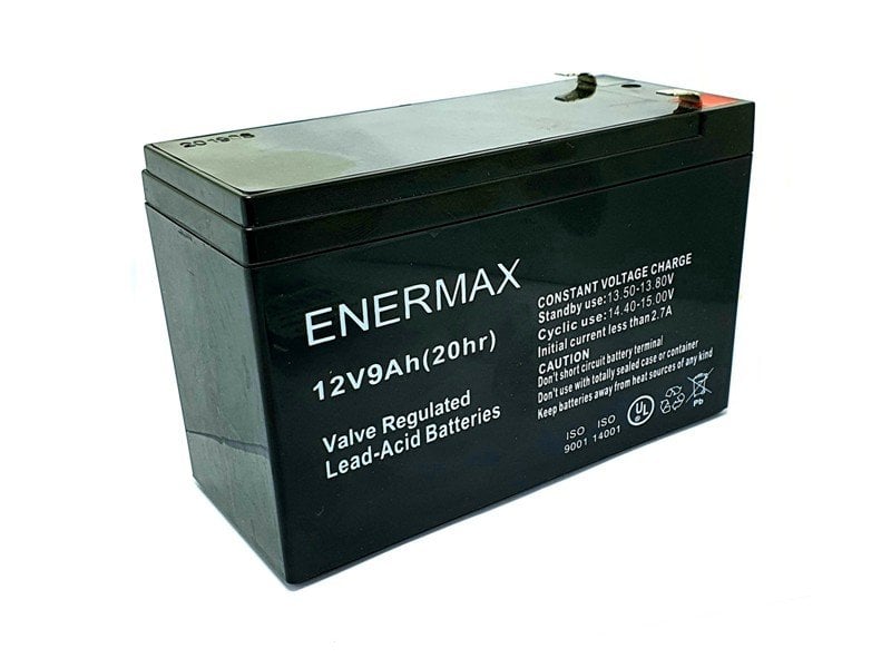 ENERMAX 12Volt 9Amper Bakımsız Kuru Akü