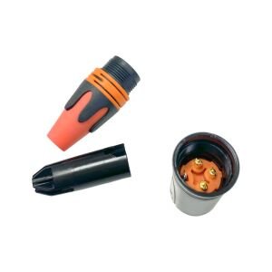 Pawer XLR Erkek Jak Turuncu - 1 Adet
