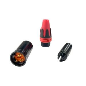 Pawer XLR Erkek Jak Kırmızı - 1 Adet