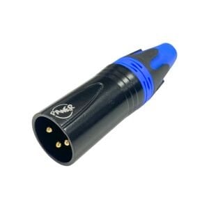Pawer XLR Erkek Jak Mavi - 1 Adet