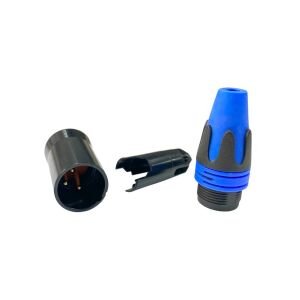 Pawer XLR Erkek Jak Mavi - 1 Adet