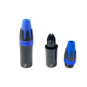 Pawer XLR Erkek Jak Mavi - 1 Adet