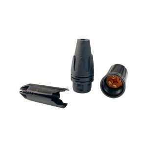 Pawer XLR Erkek Jak Siyah - 1 Adet