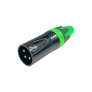 Pawer XLR Erkek Jak Yeşil- 1 Adet
