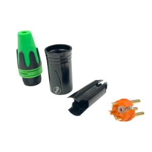Pawer XLR Erkek Jak Yeşil- 1 Adet