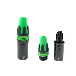 Pawer XLR Erkek Jak Yeşil- 1 Adet