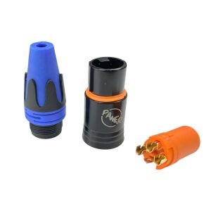 Pawer XLR Canon Dişi Jak Fiş Mavi - 1 Adet
