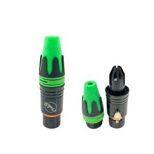Pawer XLR Canon Dişi Jak Fiş Yeşil - 1 Adet