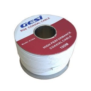 GeSi RG6 Anten Kablosu 100Metre 64Tel