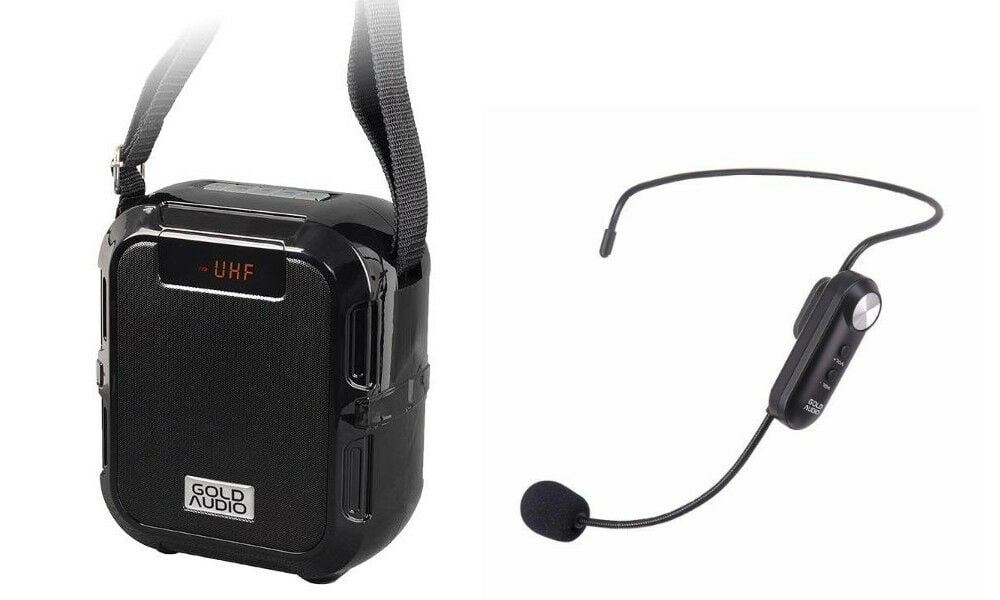 GoldAudio GR-18 Kablosuz Headset Mikrofonlu Taşınabilir Bluetooth Hoparlör