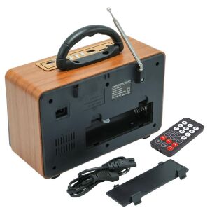 MagicVoice MV-115BT USB-SD-FM-Bluetooth Destekli Nostaljik Radyo