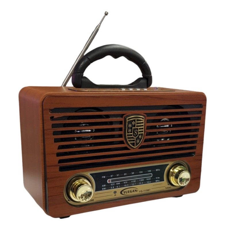 Yuegan YG-115BT USB-SD-FM-Bluetooth Destekli Nostaljik Radyo