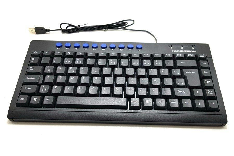 Hadron H829 Mini Multimedia Kablolu Usb Q Klavye